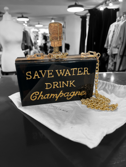 Cecilia Ma Clutch SAVE WATER