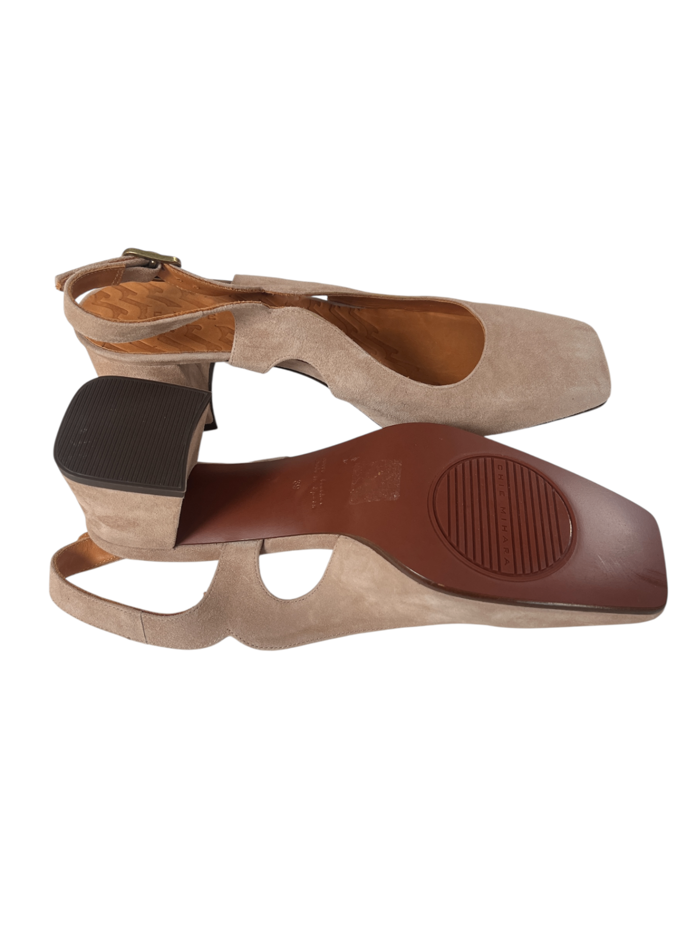Chie Mihara Slingpumps mit Blockabsatz