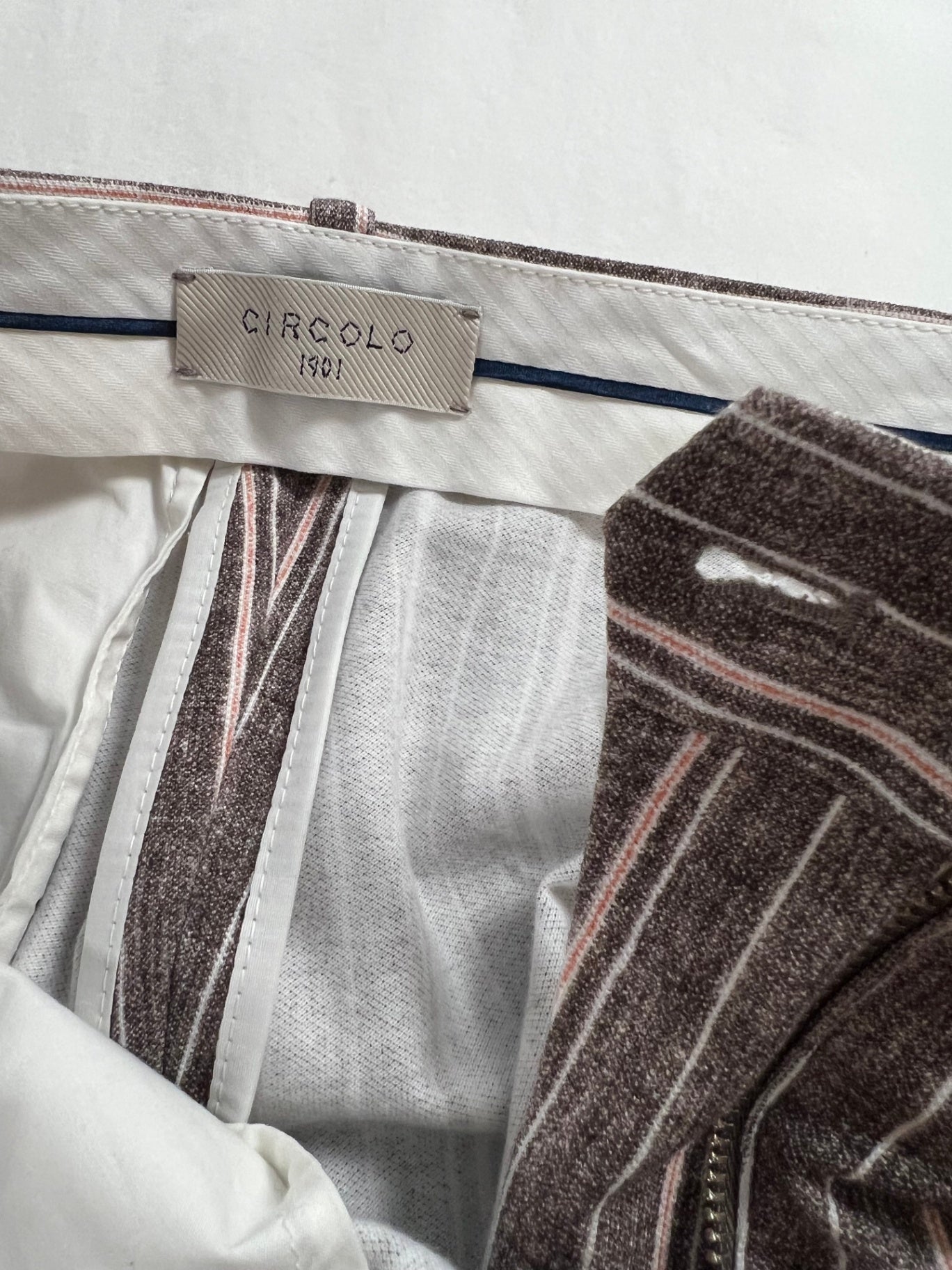 Pre-Loved Circolo Hosenanzug gestreift