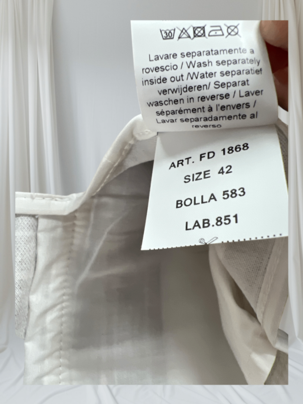 Pre-Loved Circolo Hosenanzug gestreift