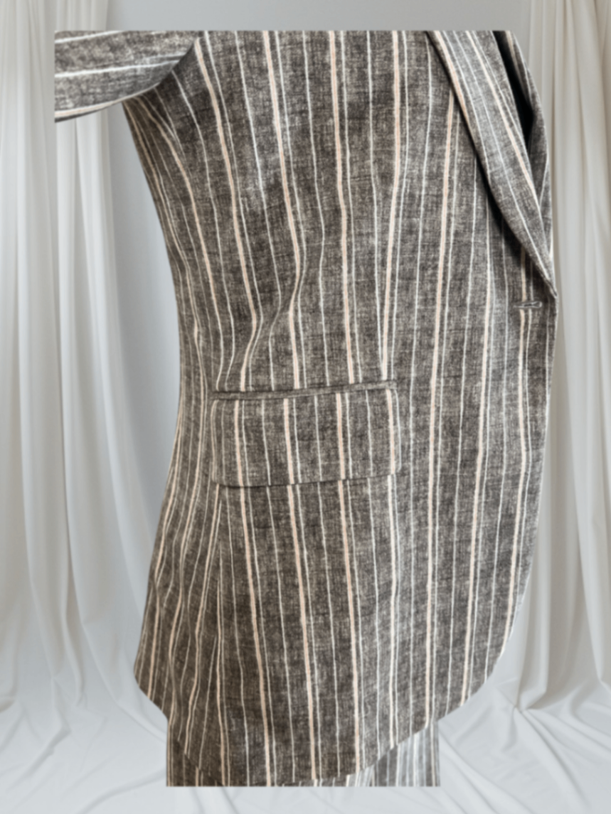 Pre-Loved Circolo Hosenanzug gestreift