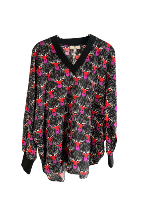 Charlotte Sparre HW25 Shirt mit Deer Print