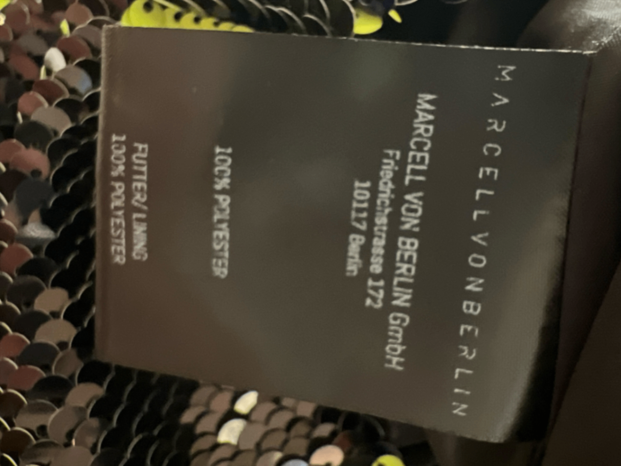 Marcell von Berlin Paillettenkleid