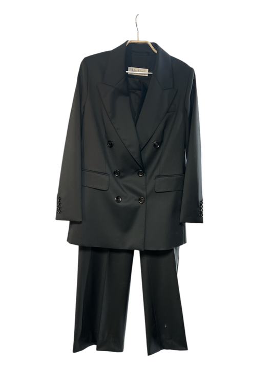 Max Mara Hosenanzug Crêpe Georgette