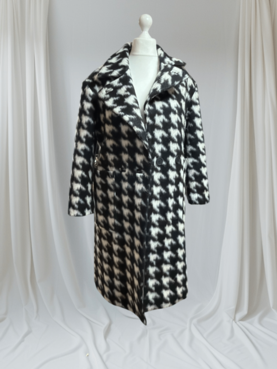 All Saints Mantel Hahnentrittmuster