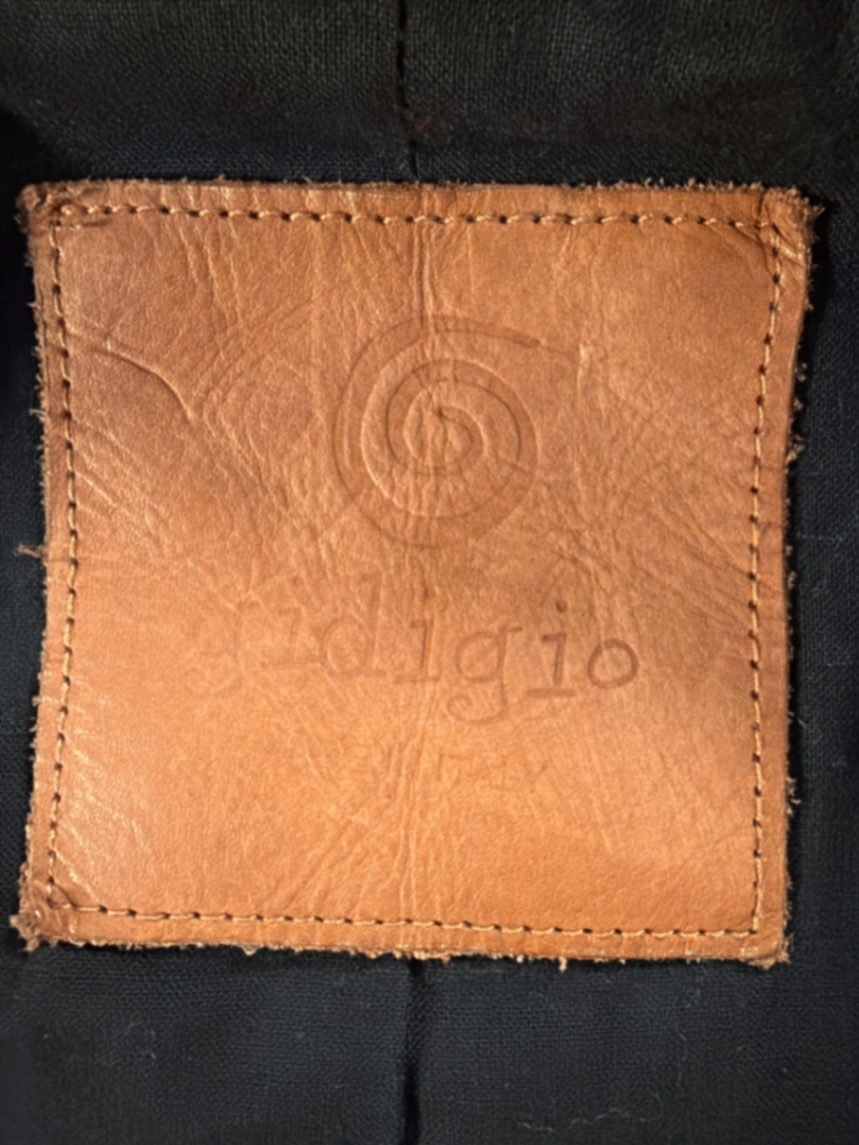 gidigio Ledermantel im Used Style
