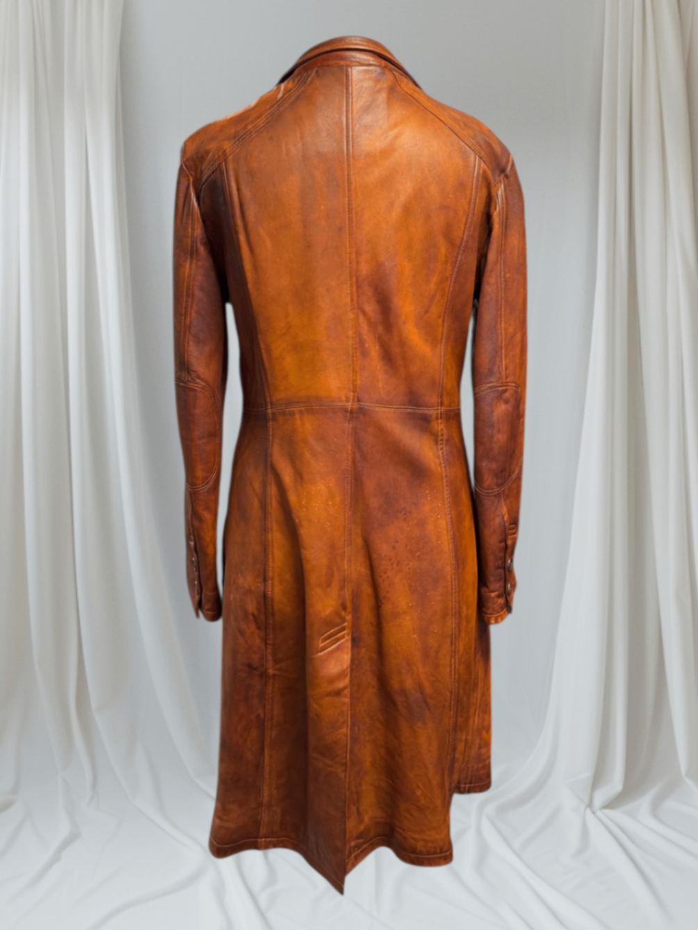 gidigio Ledermantel im Used Style