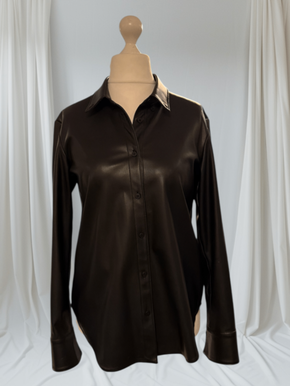 Pre-Loved Lis Lareida Kunstlederhemd