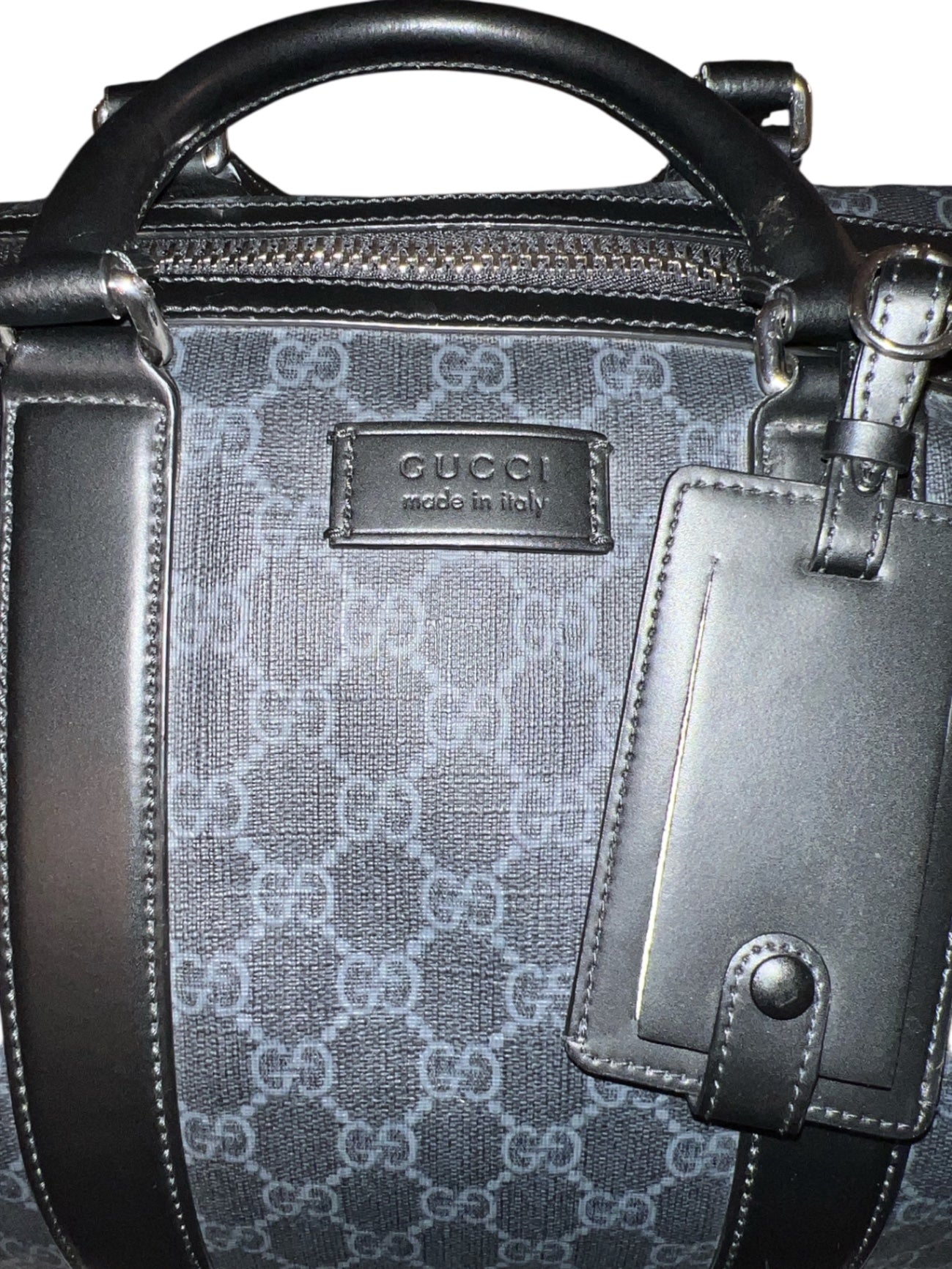 Pre-Loved Gucci Carry-On Duffle GG Supreme