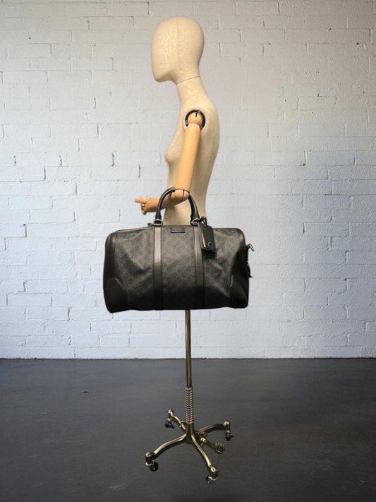 Pre-Loved Gucci Carry-On Duffle GG Supreme