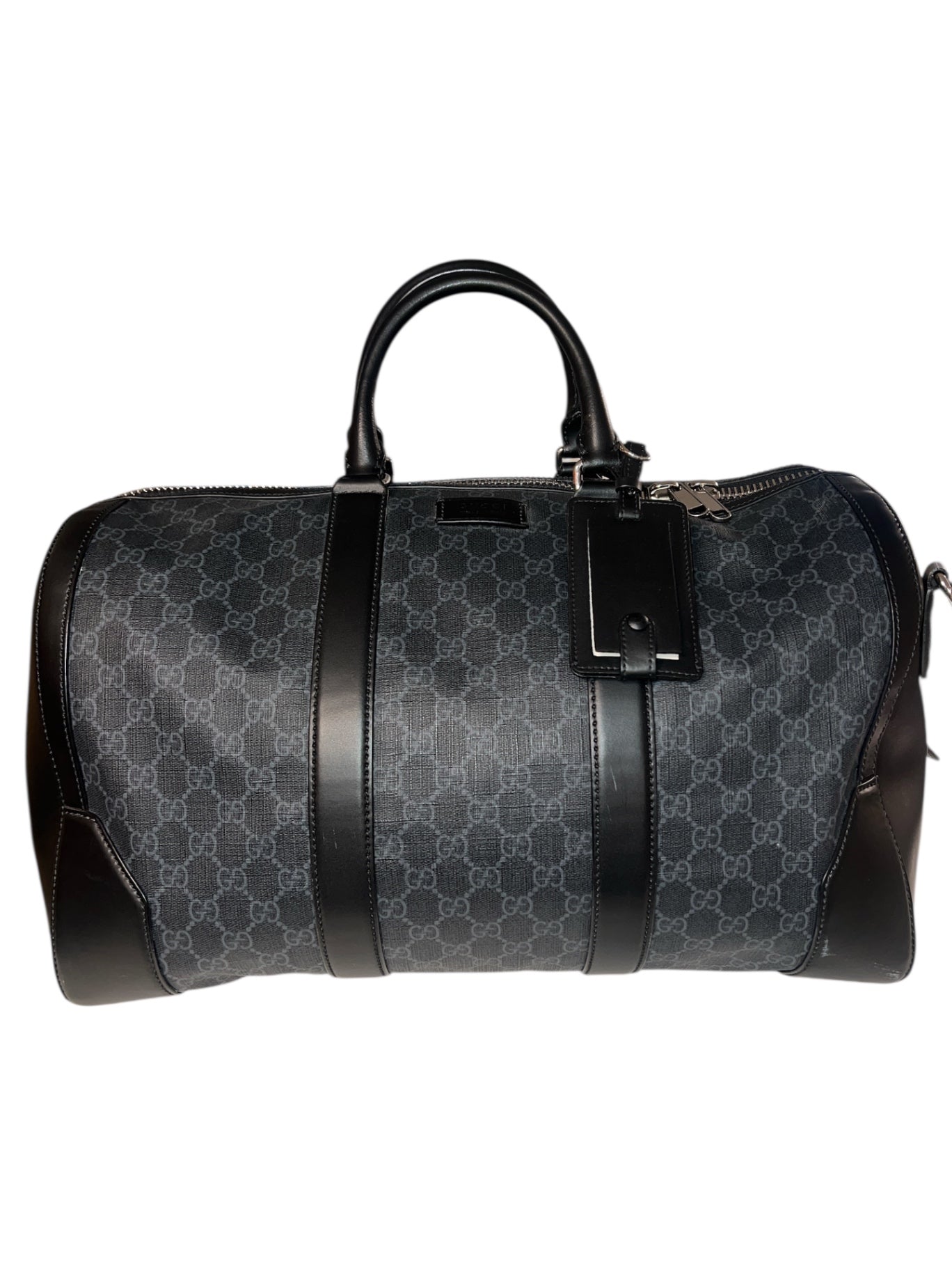 Pre-Loved Gucci Carry-On Duffle GG Supreme