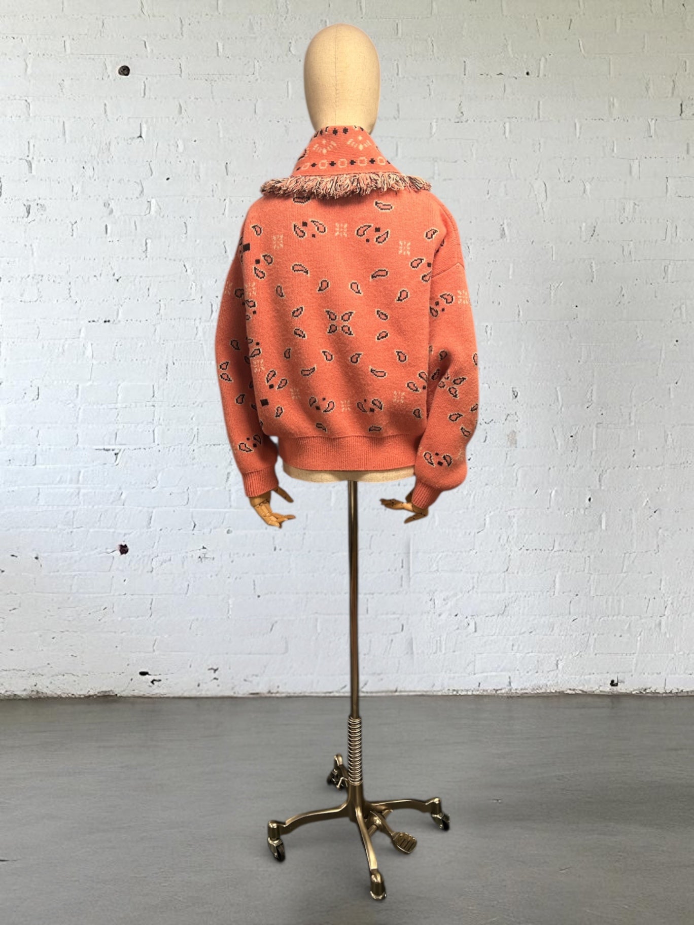 Pre-Loved Alanui Cardigan mit Fransenkragen