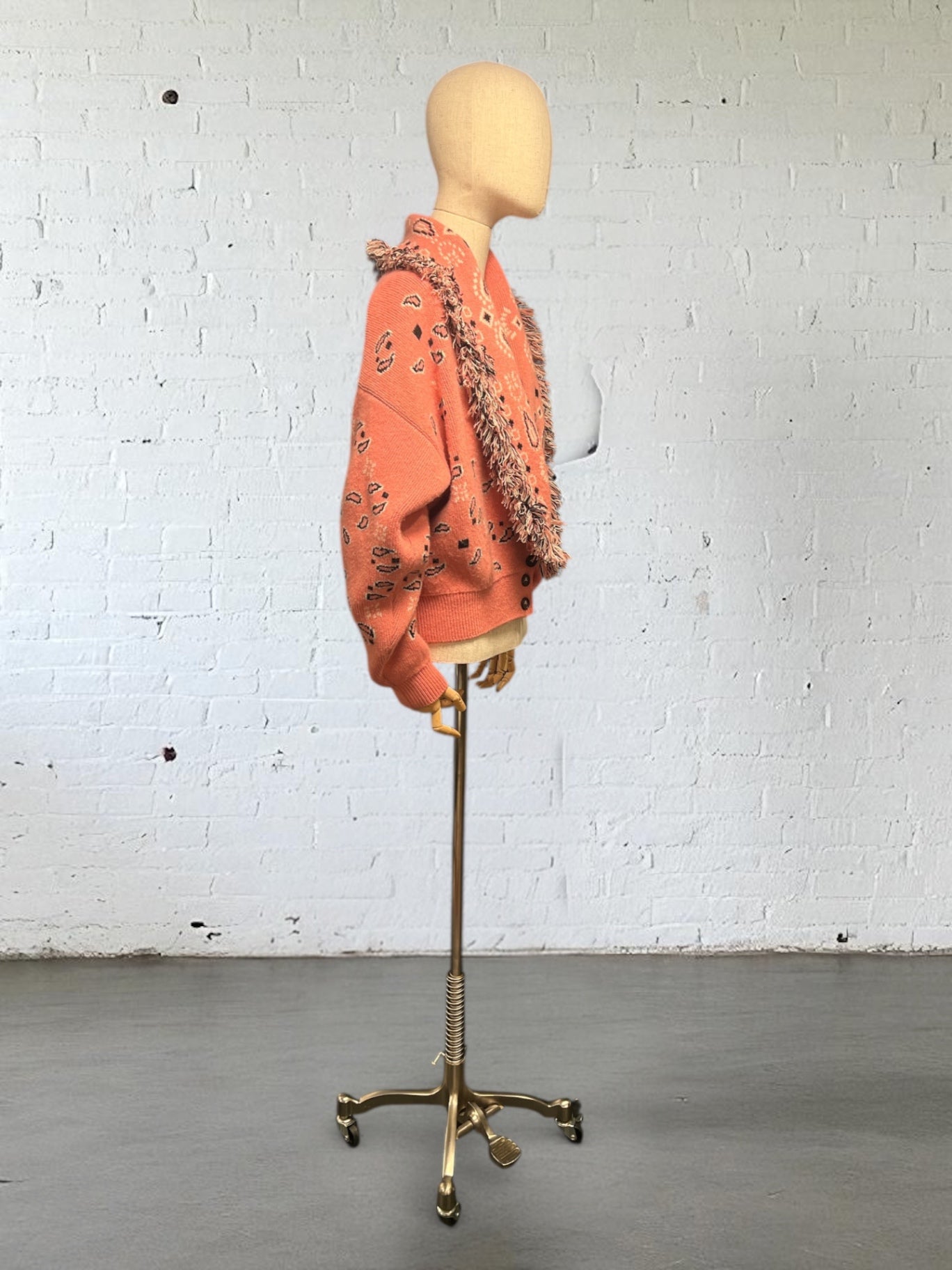 Pre-Loved Alanui Cardigan mit Fransenkragen