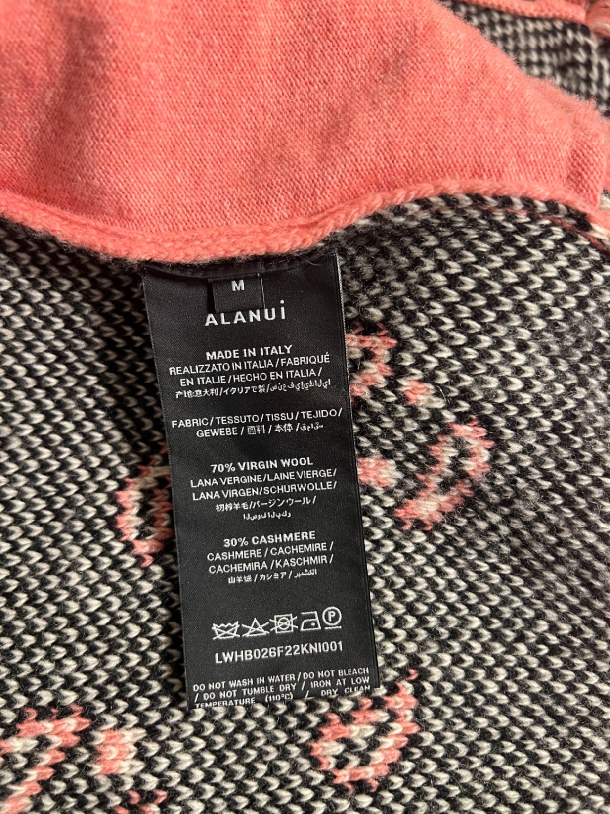 Pre-Loved Alanui Cardigan mit Fransenkragen