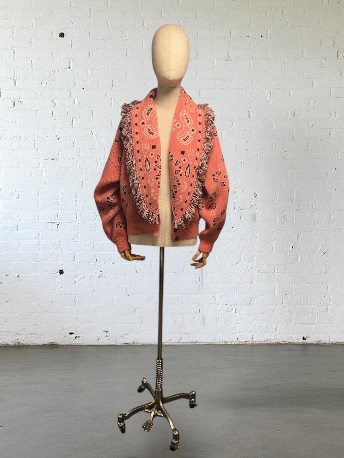 Pre-Loved Alanui Cardigan mit Fransenkragen