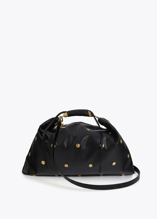 Lola Casademunt Studded Textured Hobo Bag