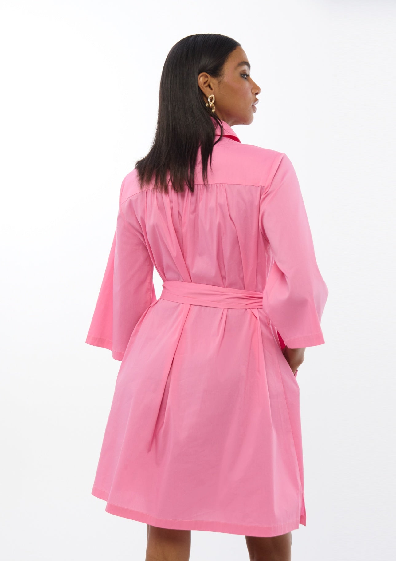 Lola Casademunt Short Sleeve Shirt Dress