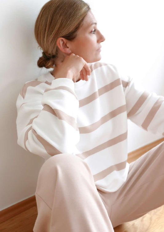 RAILIN Sweater Stripes Love