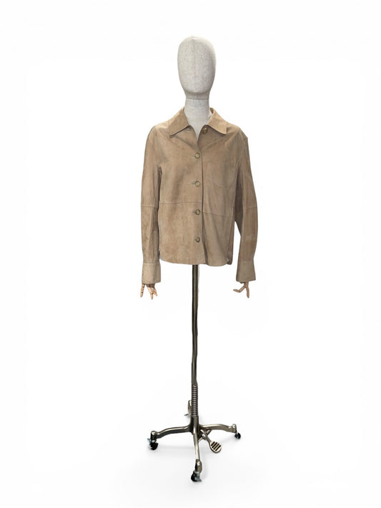 Pre-Loved Luisa Cerano Veloursleder Hemd