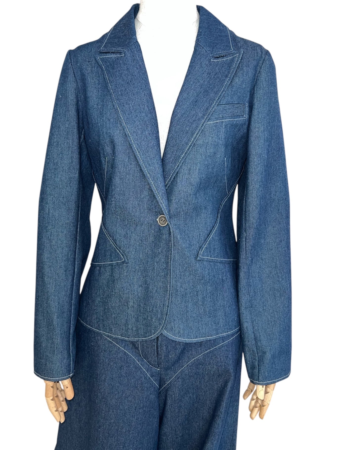 Giovanna Nicolai Denim Blazer 