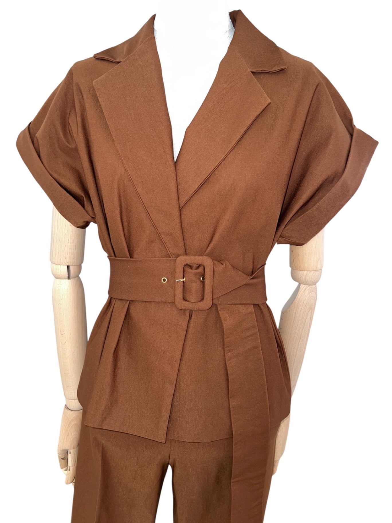 Giovanna Nicolai Jacke mit Gürtel 