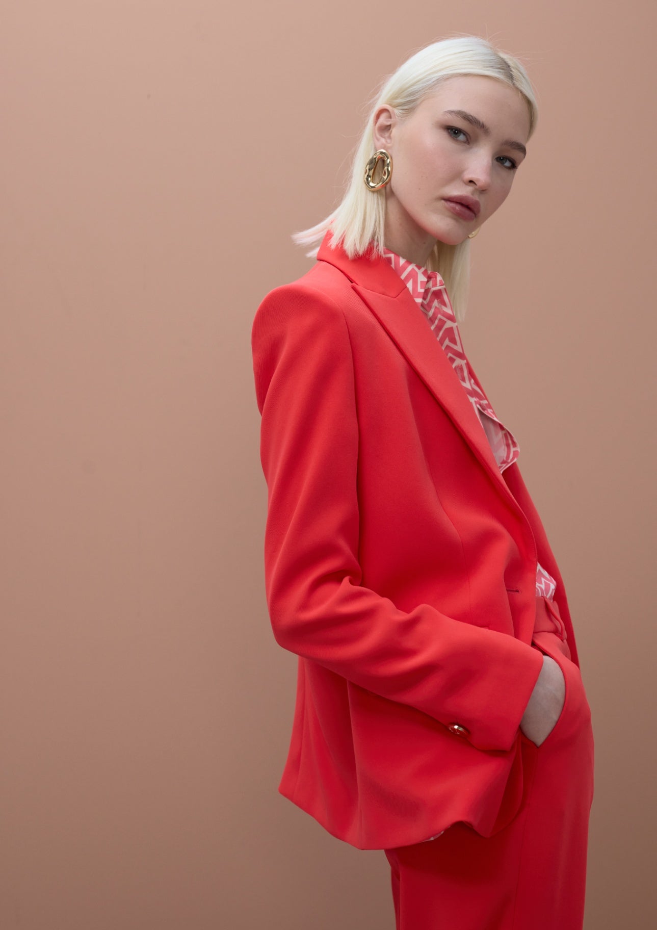 Lola Casademunt Fitted Straight Blazer