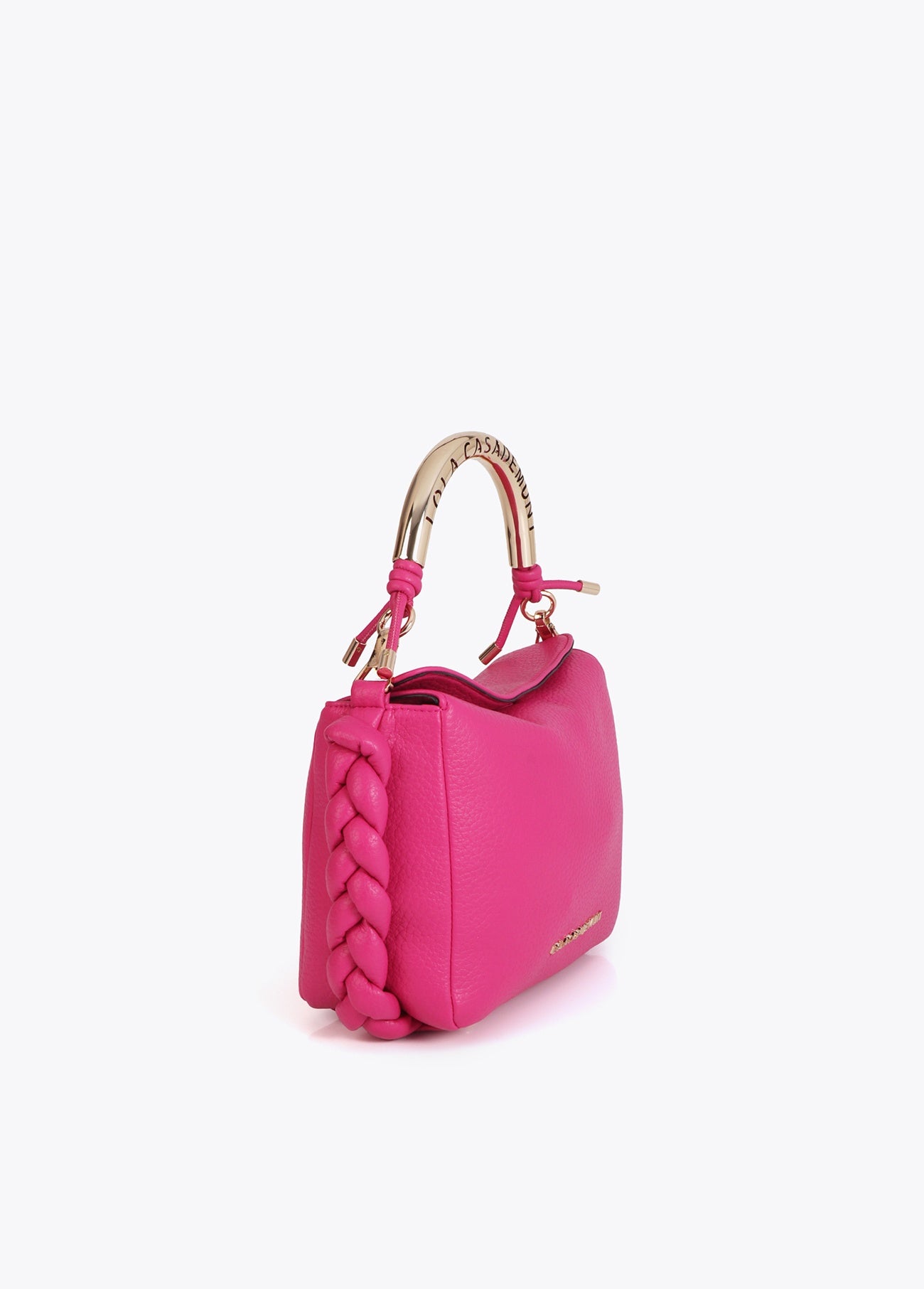 Lola Casademunt Crossbody Bag with Perforated Metal Handle