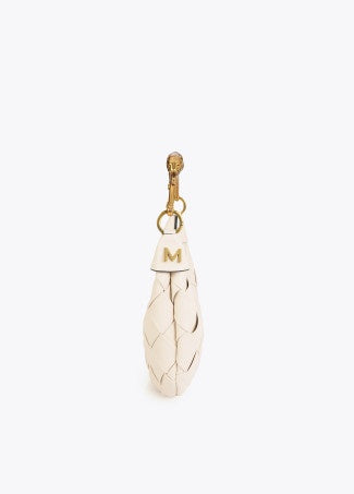 Lola Casademunt Braided Half Moon Bag Leopard Handle