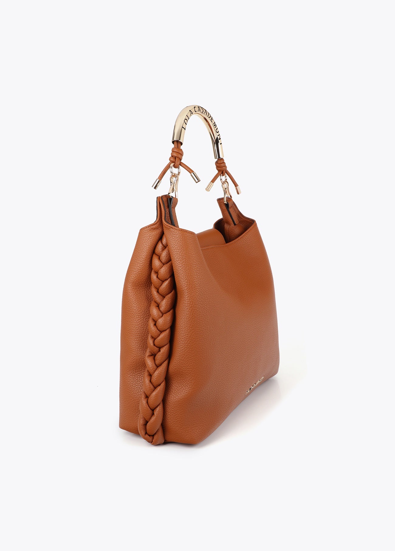 Lola Casademunt Shopper Bag with Cut-Out Metal Handle