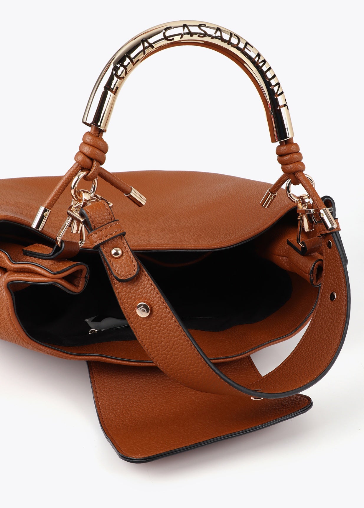 Lola Casademunt Shopper Bag with Cut-Out Metal Handle