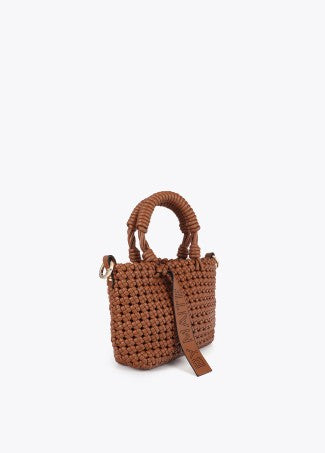 Lola Casademunt Knotted Faux Leather Crossbody Bag