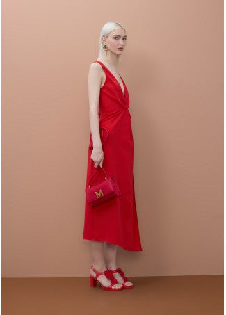 Lola Casademunt V-Ausschnitt-Kleid - Rot
