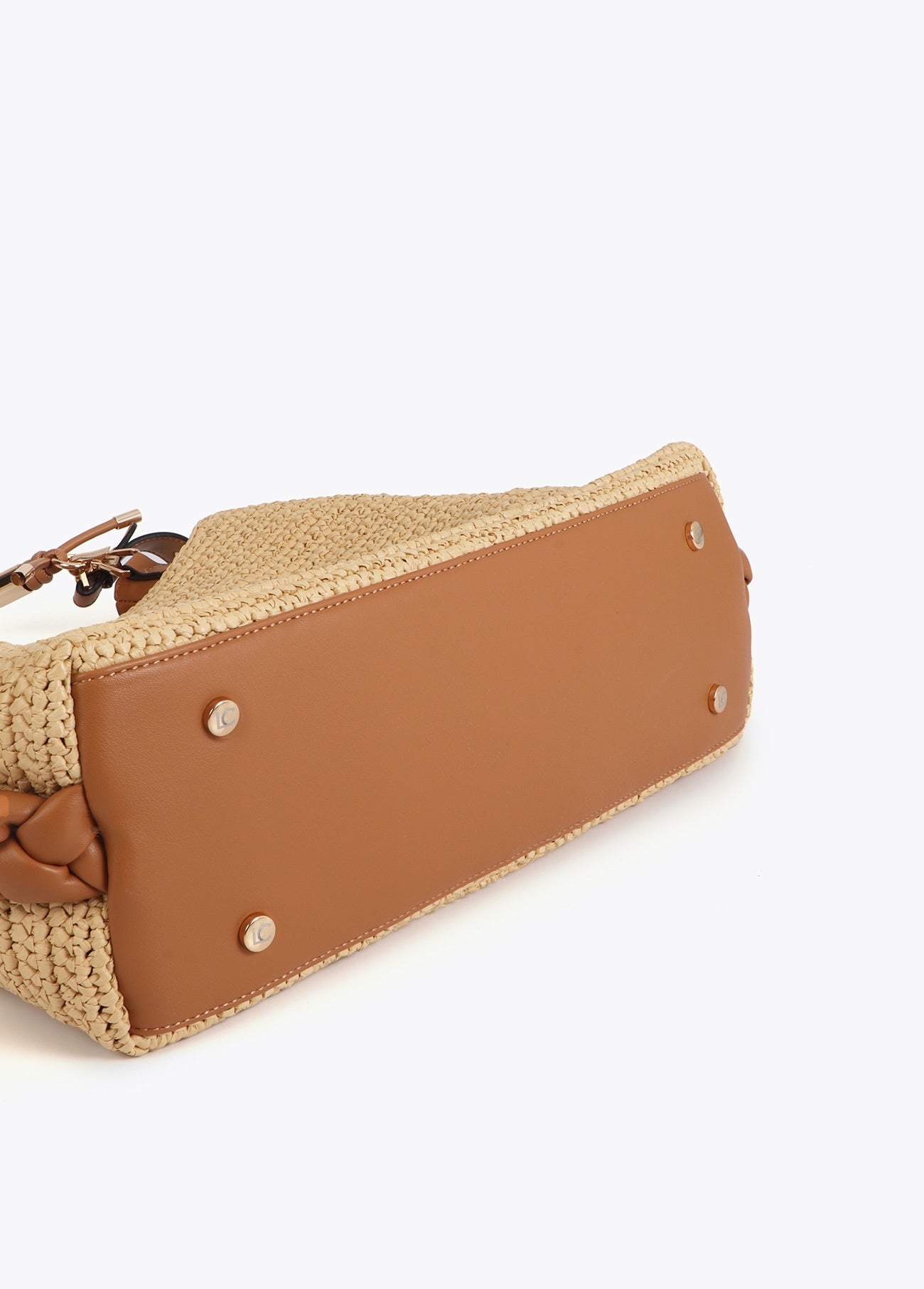 Lola Casademunt Shopper Bag Combined Rattan Effect