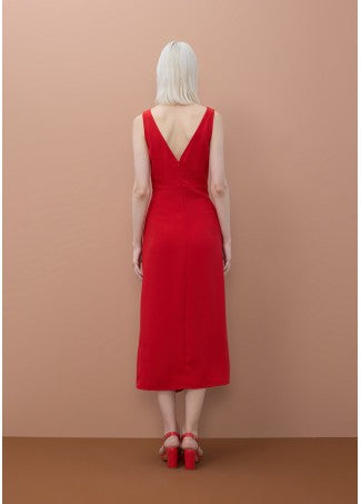 Lola Casademunt V-Ausschnitt-Kleid - Rot