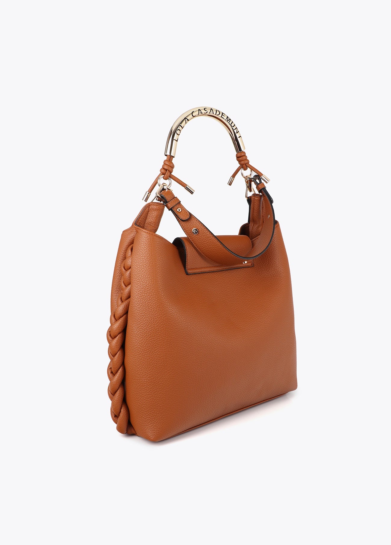 Lola Casademunt Shopper Bag with Cut-Out Metal Handle