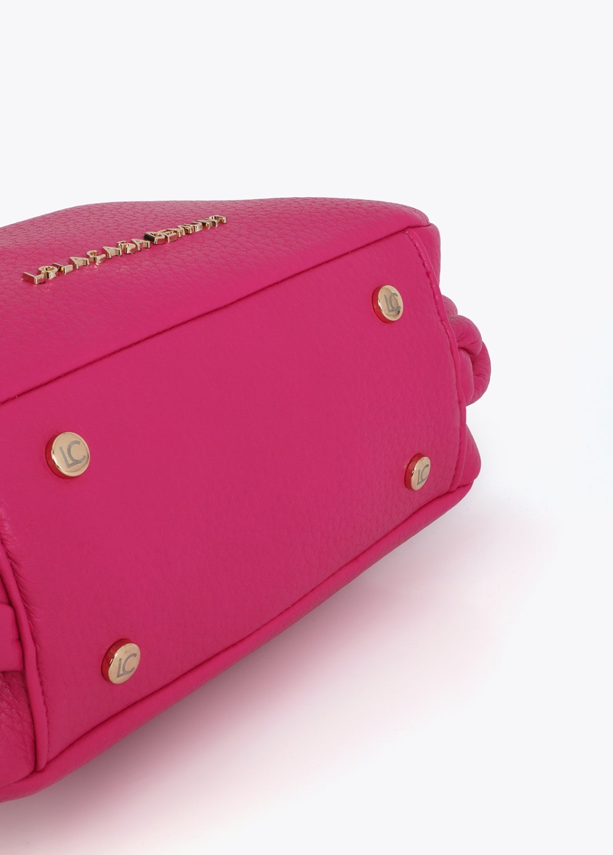 Lola Casademunt Crossbody Bag with Perforated Metal Handle