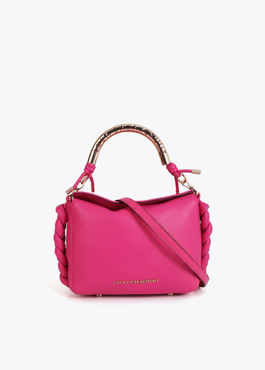 Lola Casademunt Crossbody Bag with Perforated Metal Handle