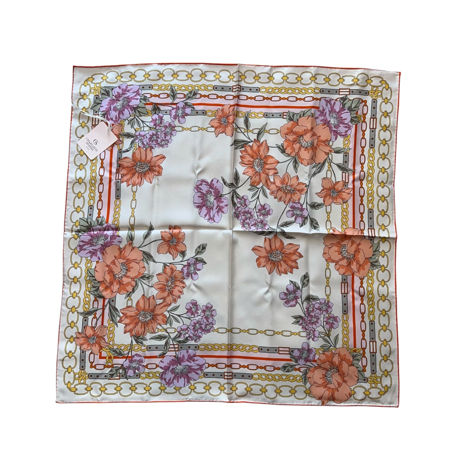 Charlotte Sparre Seidentuch orange/multi