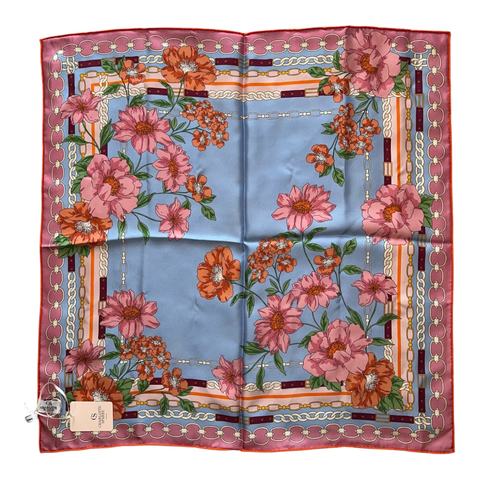 Charlotte Sparre Seidentuch cobalt/blau