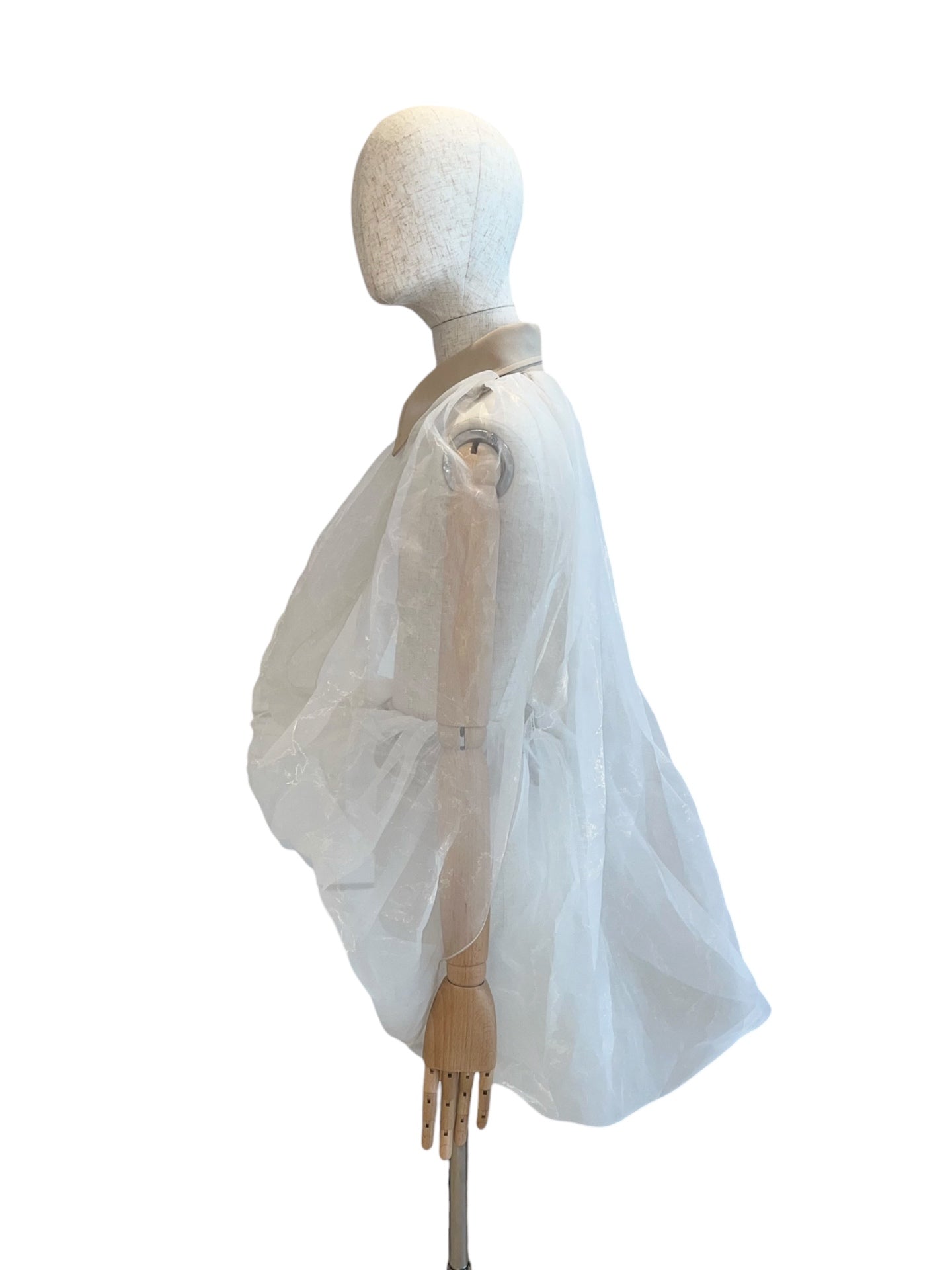 Barbara Rizzi Organza Cape Shirt