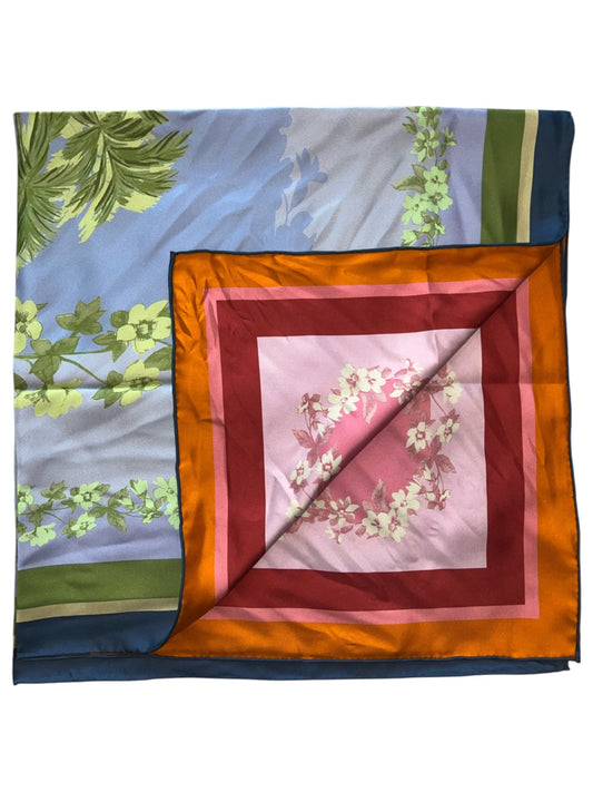Charlotte Sparre Seidentuch rot/blau