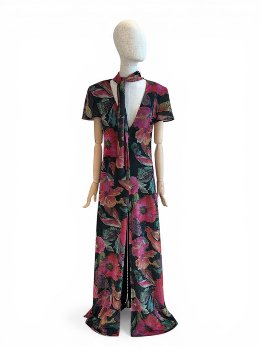 Barbara Rizzi Maxikleid mit Schleifenband