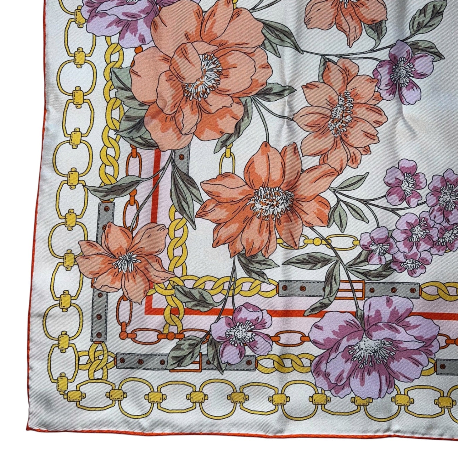 Charlotte Sparre Seidentuch orange/multi