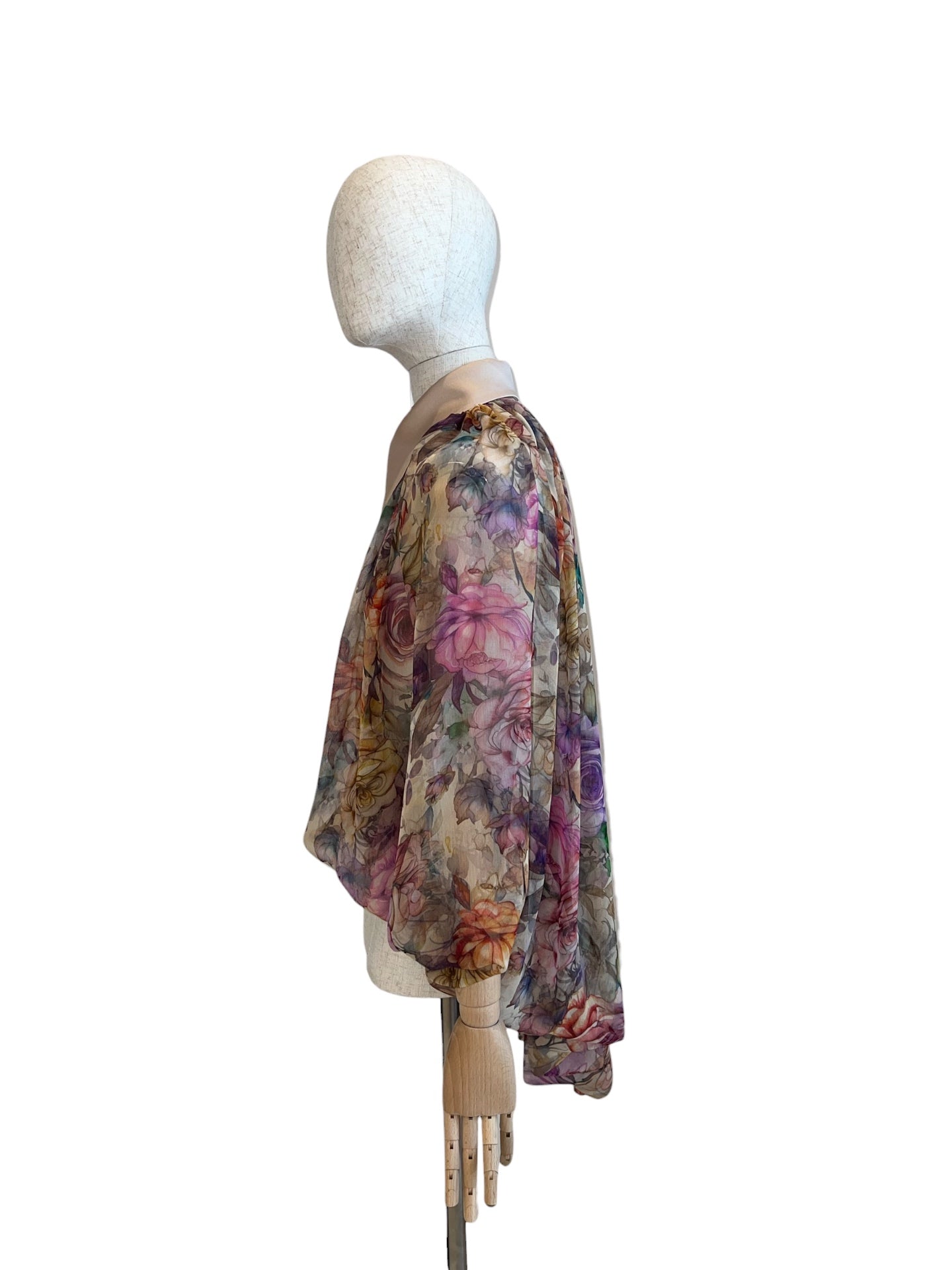 Barbara Rizzi Organza Cape Shirt