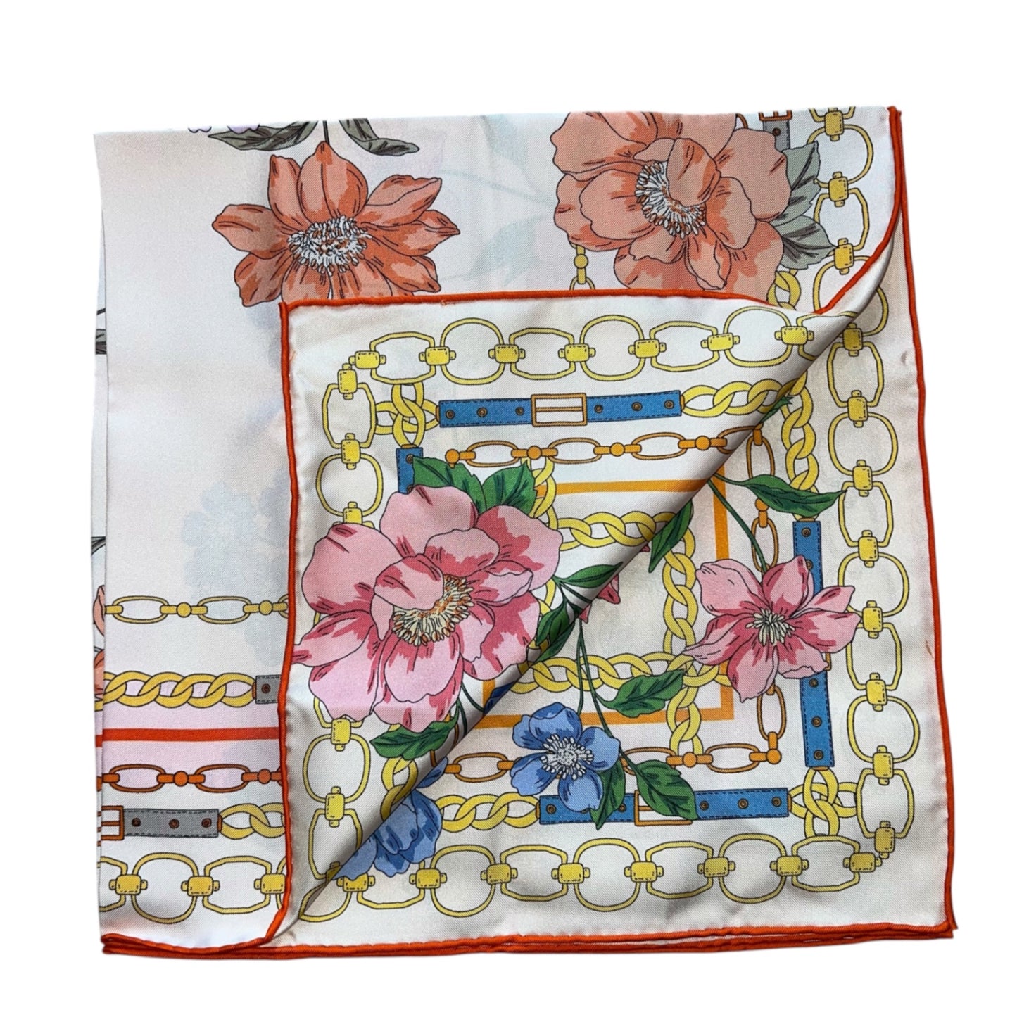 Charlotte Sparre Seidentuch orange/multi