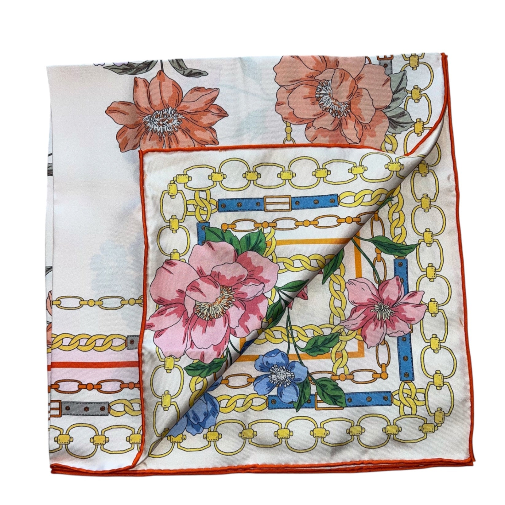 Charlotte Sparre Seidentuch orange/multi