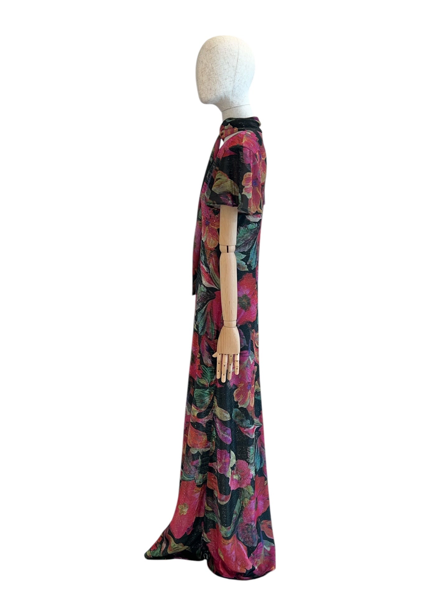Barbara Rizzi Maxikleid mit Schleifenband