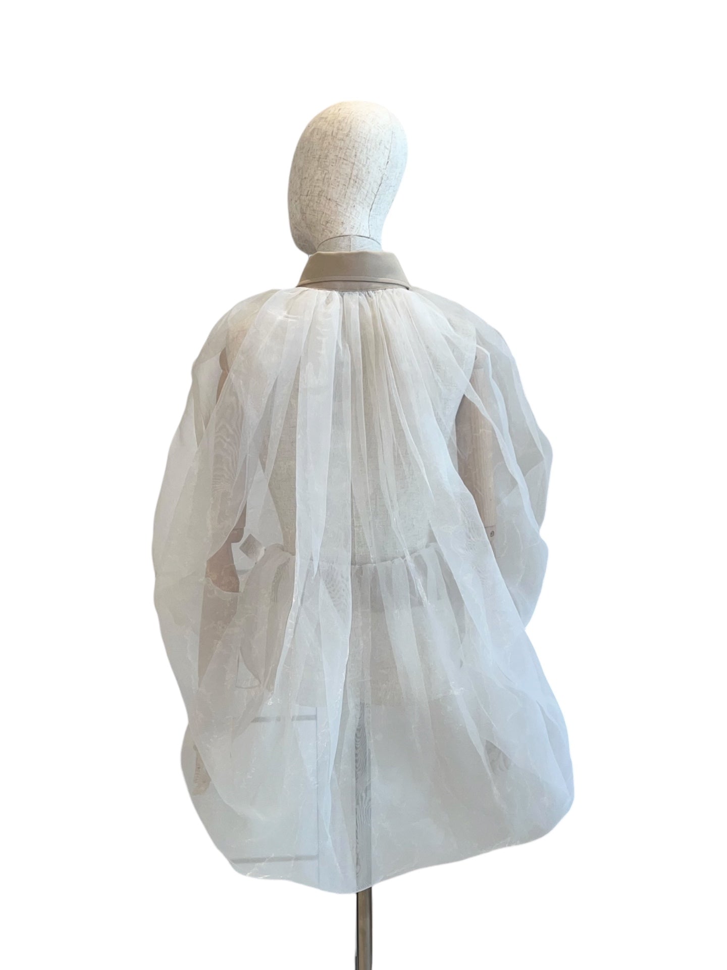 Barbara Rizzi Organza Cape Shirt