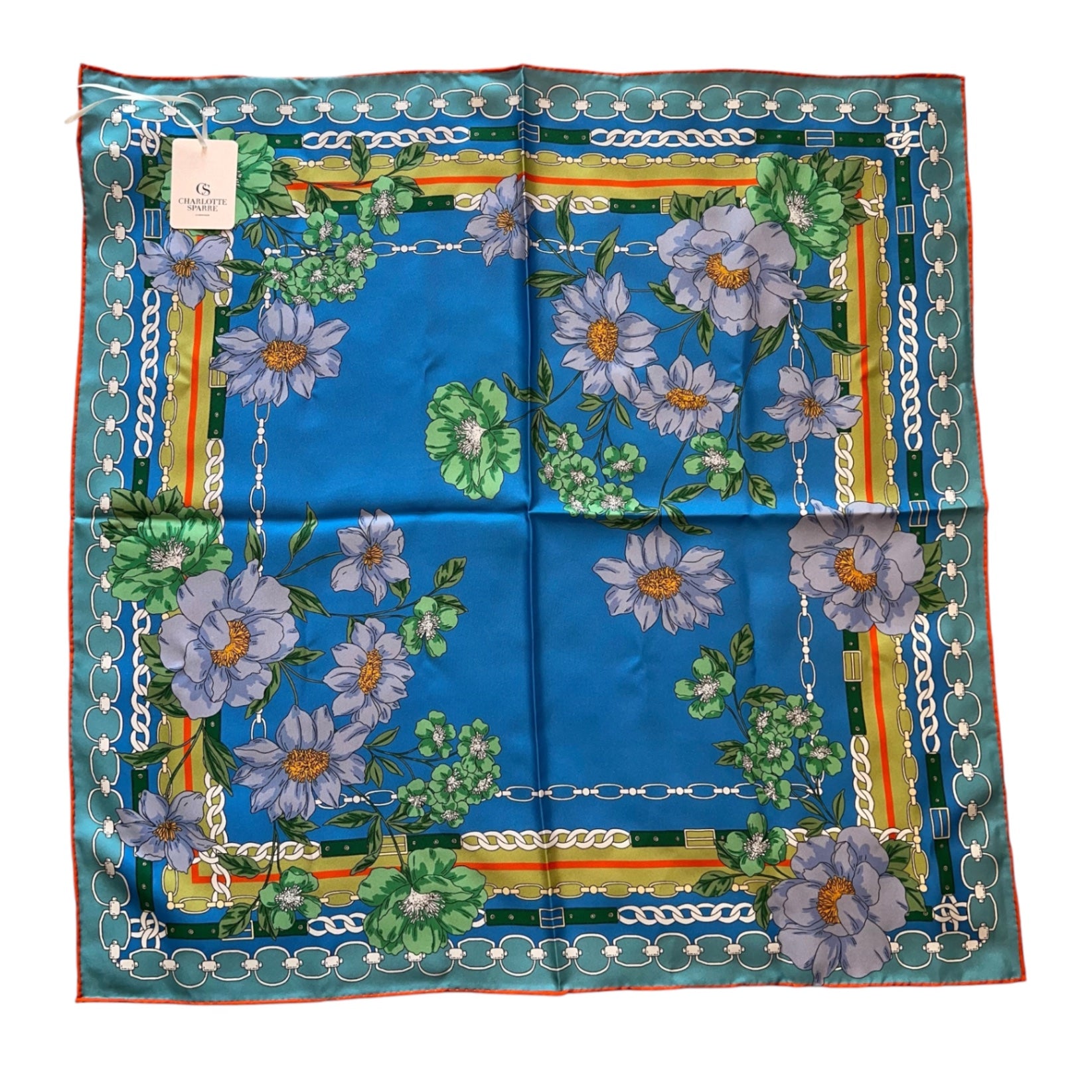 Charlotte Sparre Seidentuch cobalt/blau