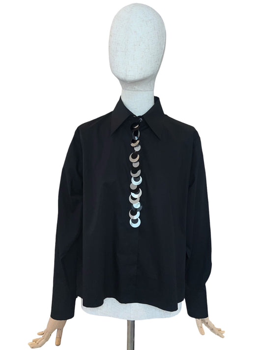 Zanetti 1965 Bluse mit Pailletten